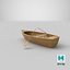 Ruderboot aus Holz 02