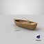 Ruderboot aus Holz 02