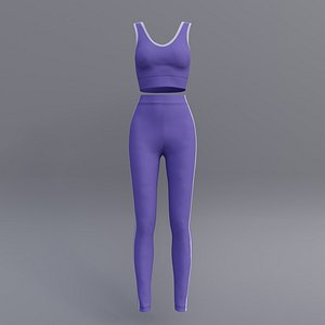 3D 3D Exercise Wear  - Female Yoga outfit