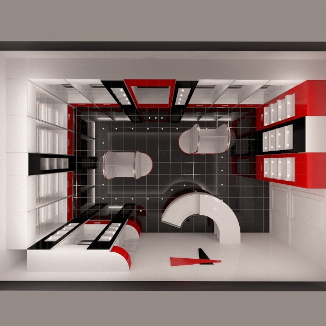 3d model v-ray shop
