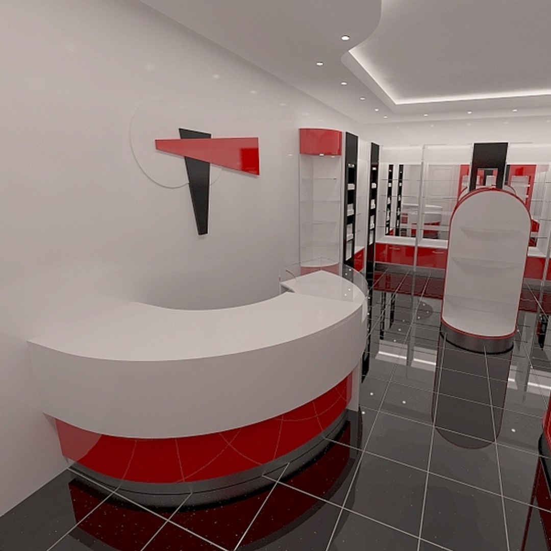 3d model v-ray shop