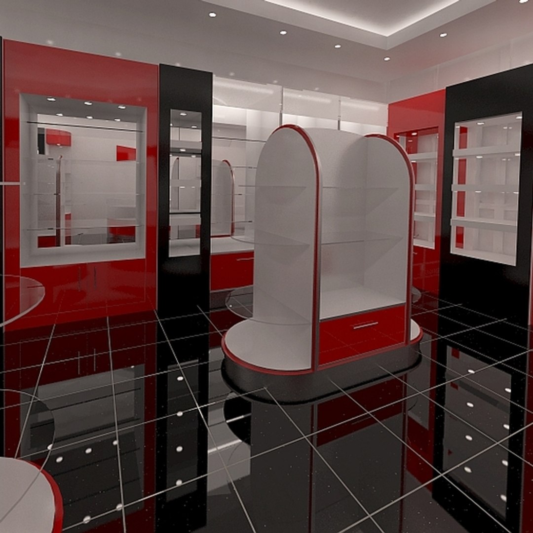3d model v-ray shop