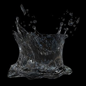 3D Water Splash Effect