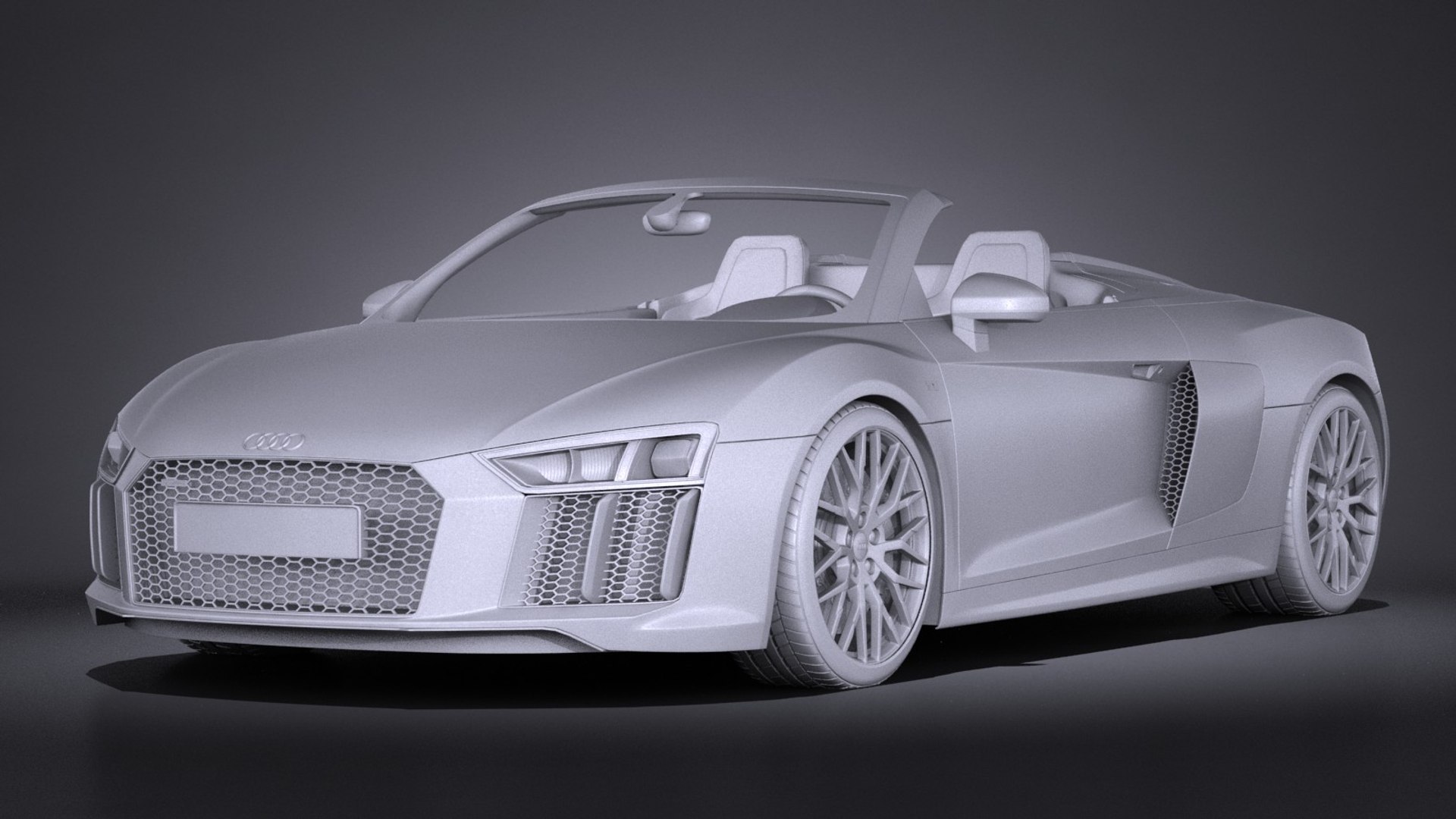 3d Audi R8 Spyder