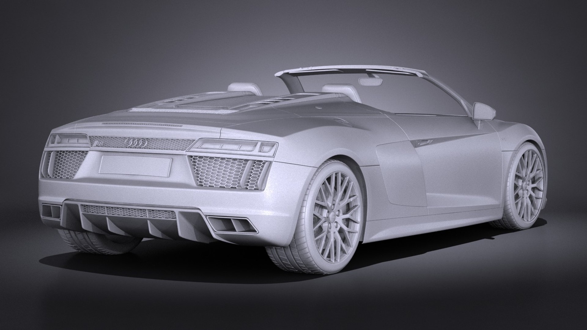 3d Audi R8 Spyder
