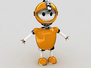 baby robo robot 3d model