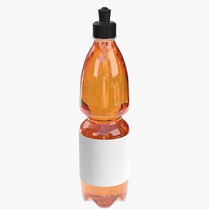 energy drink bottle label 3D model