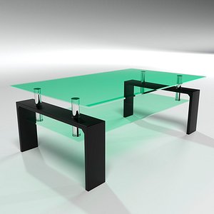 3D Glass Table