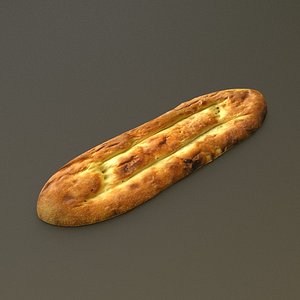 3d model bread baku azerbaijan