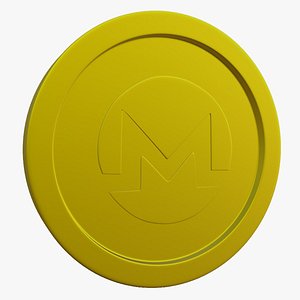 3D Monero Coin