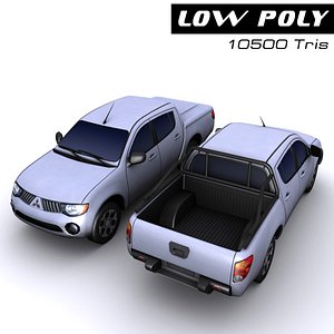 mitsubishi l200 3d model