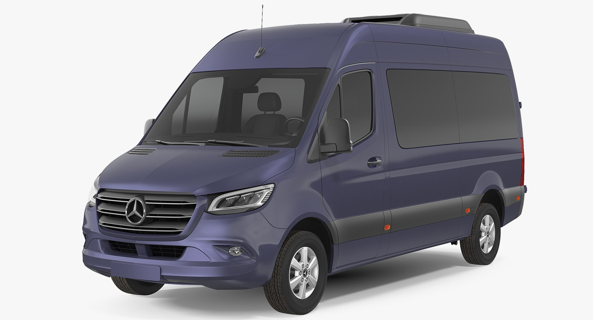 Mercedes Sprinter Tourer Simple Interior 3D model preview