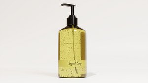 liquid soap 3D