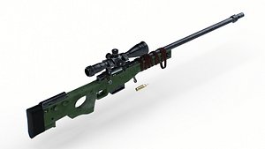 Awp L96 Sniper 3D model
