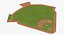 baseball field model