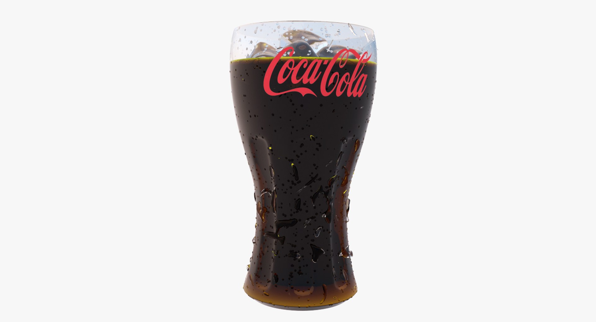 Coca-cola Glass 3d Model
