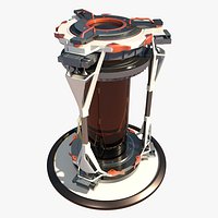 Sci-fi Biohazard Container
