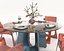 Table et chaises de salle à manger modernes 42
