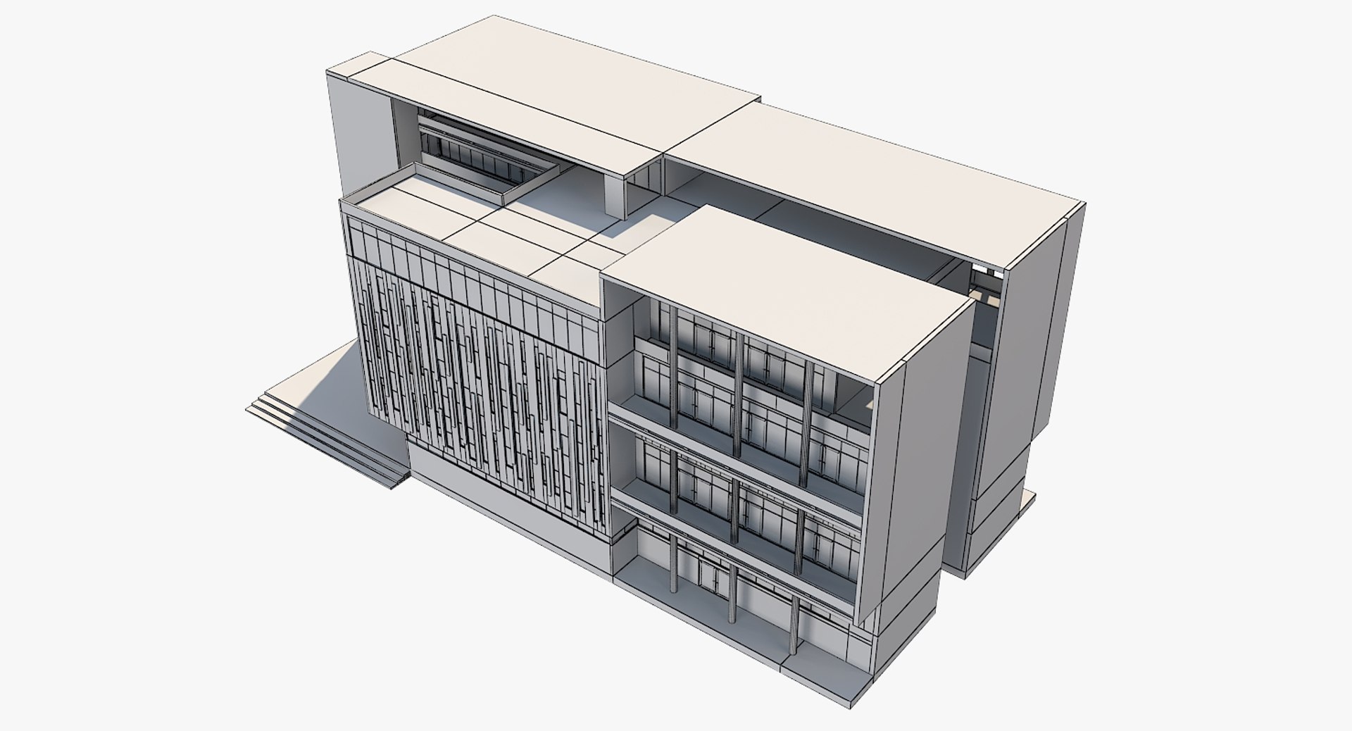 Building 7 3D Model - TurboSquid 1368075