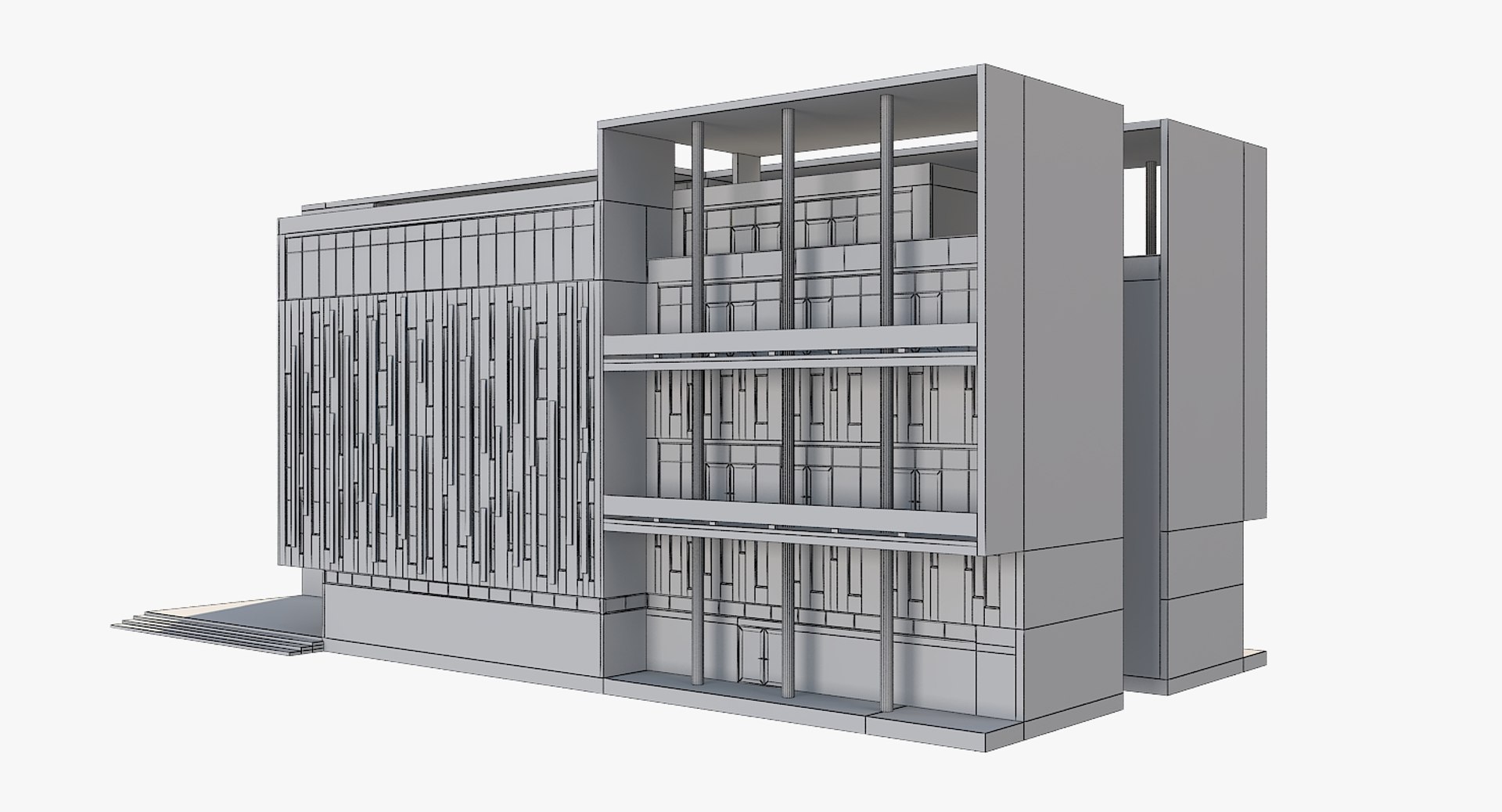 Building 7 3D Model - TurboSquid 1368075