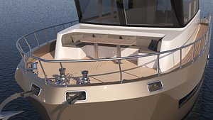 3D Fethiye yacht