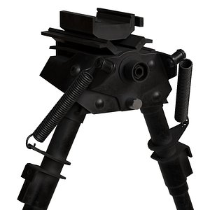 Harris Sniper Bipod with Picatinny Attachment