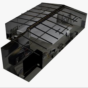 Studio Cyc Low Poly Scan with HDR panorama 3D model