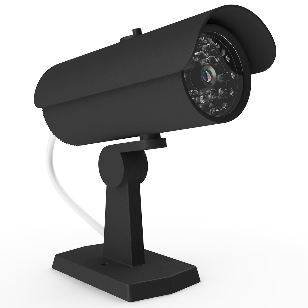 Security Camera 2 Black 3D model preview