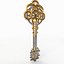 3d model key 3 steampunk