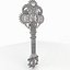 3d model key 3 steampunk
