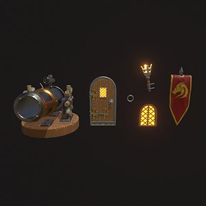 Tower Defense Constructor part Pbr3 3D