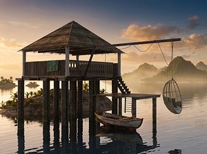 Island Walkway Ponton 3D model