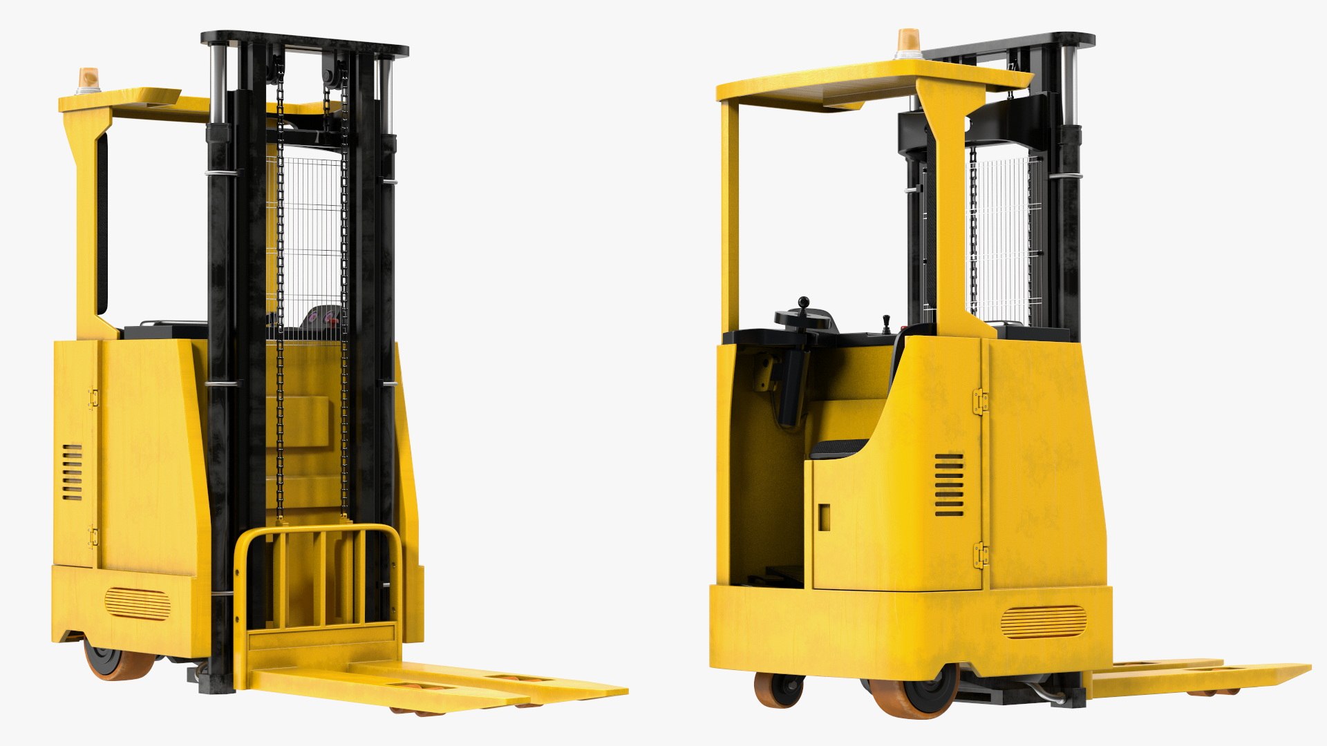 3D Industrial Rider Stacker Model - TurboSquid 2198558