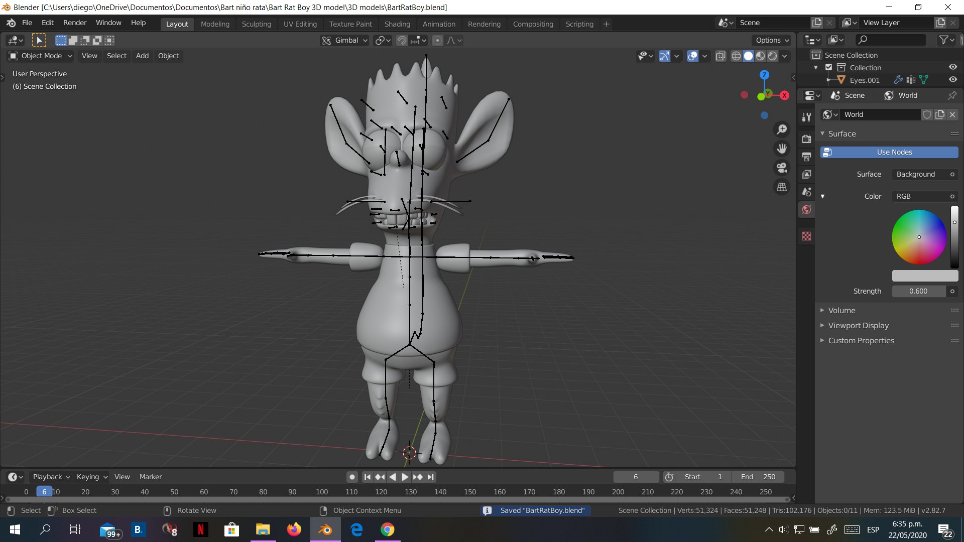 Bart Simpson Rigged Character 3D Model - TurboSquid 1564014