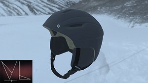 ski helmet 3D model