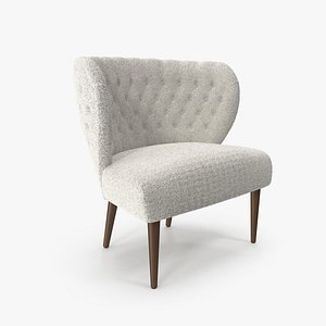 3D model White Armchair
