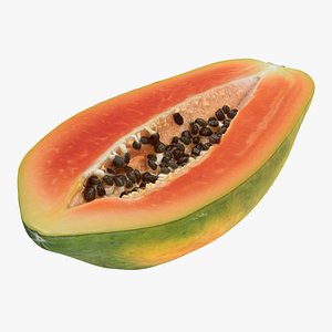Papaya Half 01