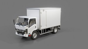 3D model Isuzu Elf 2023 Cargo Truck
