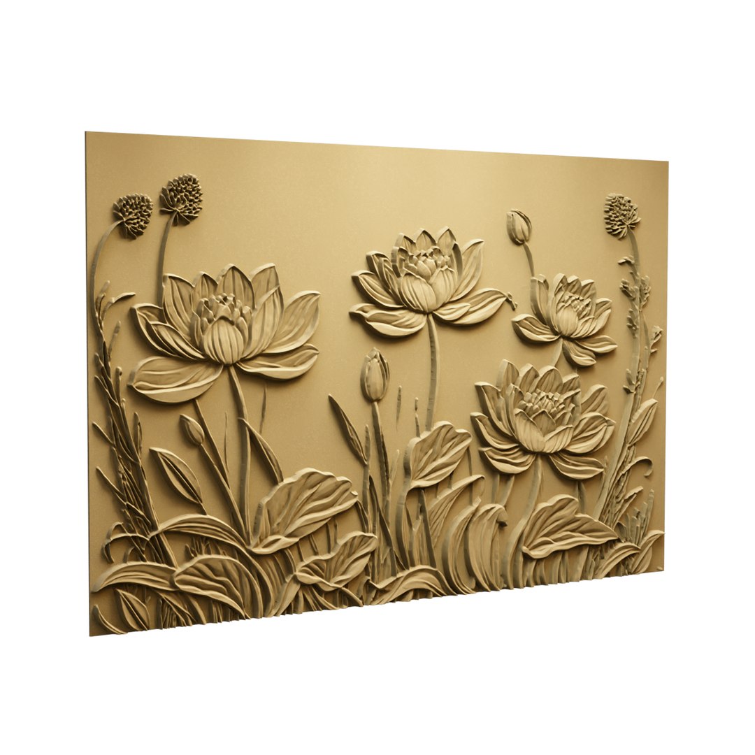 Lotus flowers wall art set relief STL panel carving CNC 259 model https://p.turbosquid.com/ts-thumb/ER/lX5UQb/gN/a1/png/1763581638/1920x1080/fit_q87/c56b4428dc557513b72d731a32d076fb6b098f47/a1.jpg