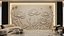 Zestaw ścienny z motywem kwiatów lotosu, relief STL, panel rzeźbiarski CNC 259