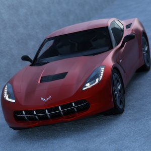car corvette 3D model