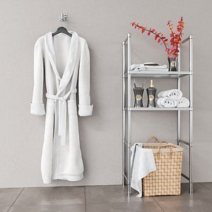 decor bathrobe 3D model
