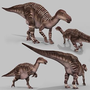Iguanodon Lives 8K - 3d animated model model