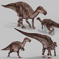 Iguanodon Lives 8K - 3d animated model