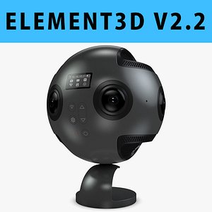 E3D - 3D Insta360 Pro 360 Degree Camera