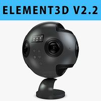 E3D - 3D Insta360 Pro 360 Degree Camera