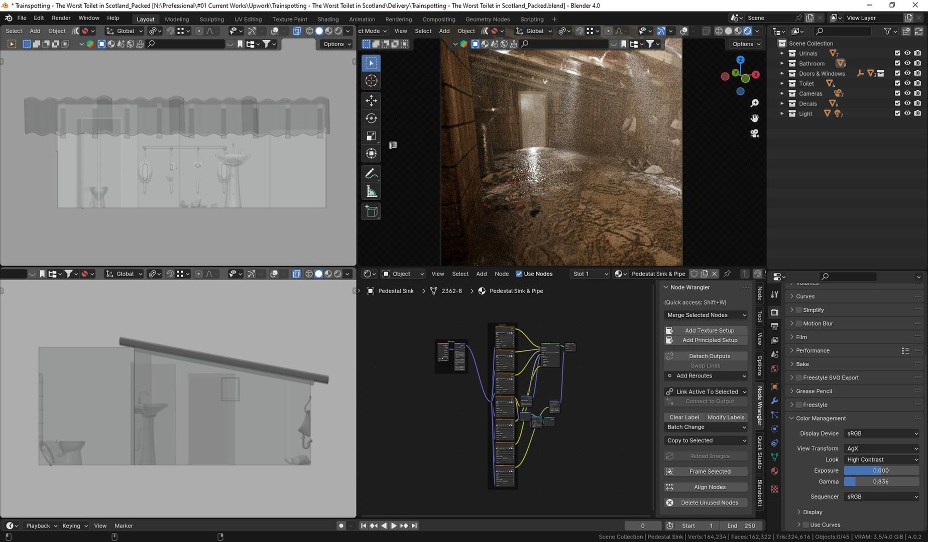 Trainspotting 1996 - The Worst Toilet In Scotland 3D Model 3D Model ...