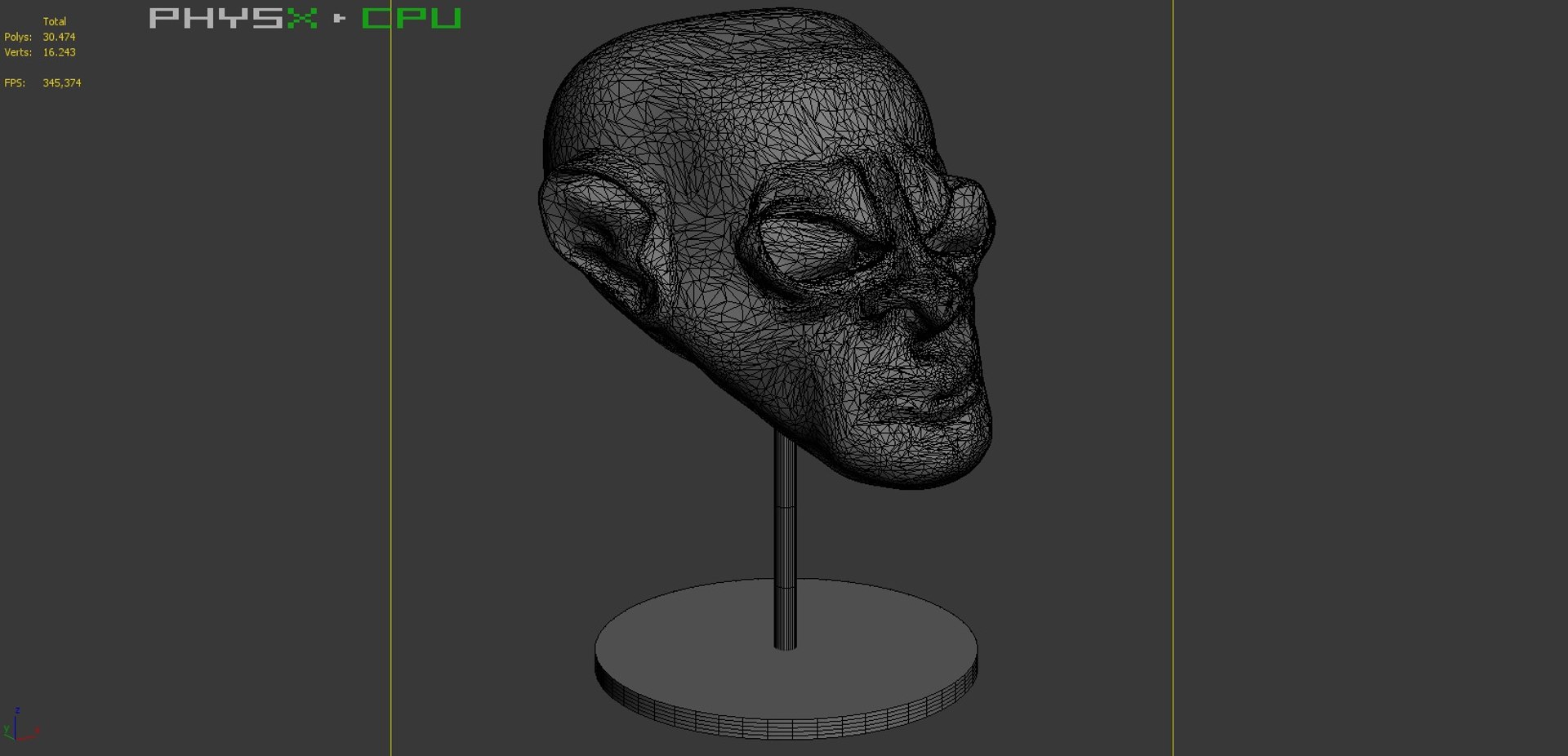 3d Model Of Alien Head Sculpt