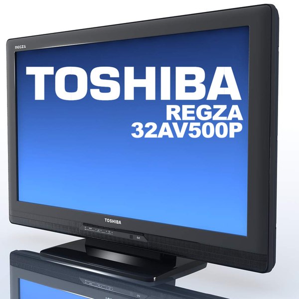 TV.TOSHIBA.Regza 32AV500P3D模型 - TurboSquid 498988