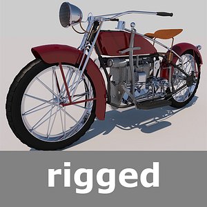 Rigged Ace 1924 Motorcycle